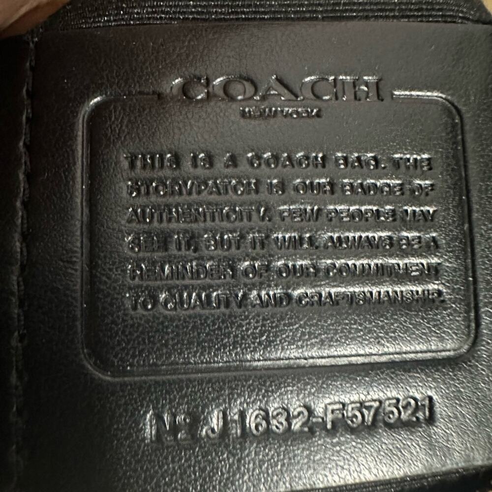 Coach Rowan Black Satchel Bag - Picture 11 of 12